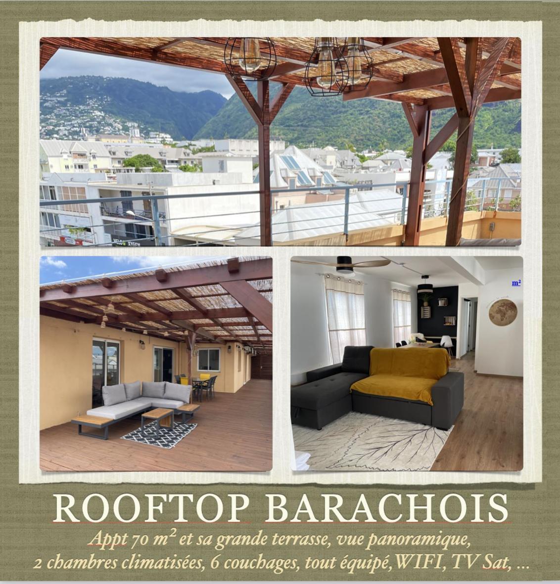 Rare ! Spacieux T3 En Roof-Top Au Barachois - 2 Ch Climatisees - 6 Couchages - Proche Aeroport Saint-Denis Extérieur photo